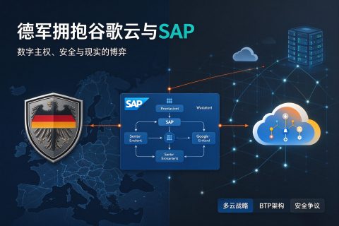 德军“拥抱”谷歌云与SAP：一场关于数字主权、安全与现实的博弈
