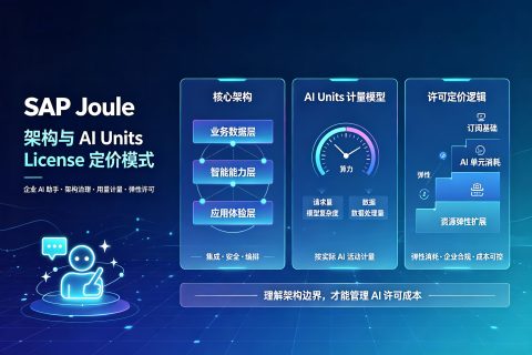 SAP Joule 的架构 及 AI Units License 定价模式 图1