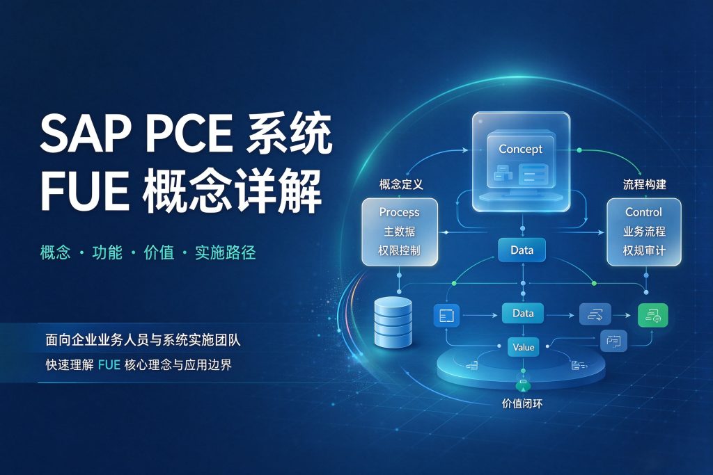 SAP PCE 系统 FUE 概念详解