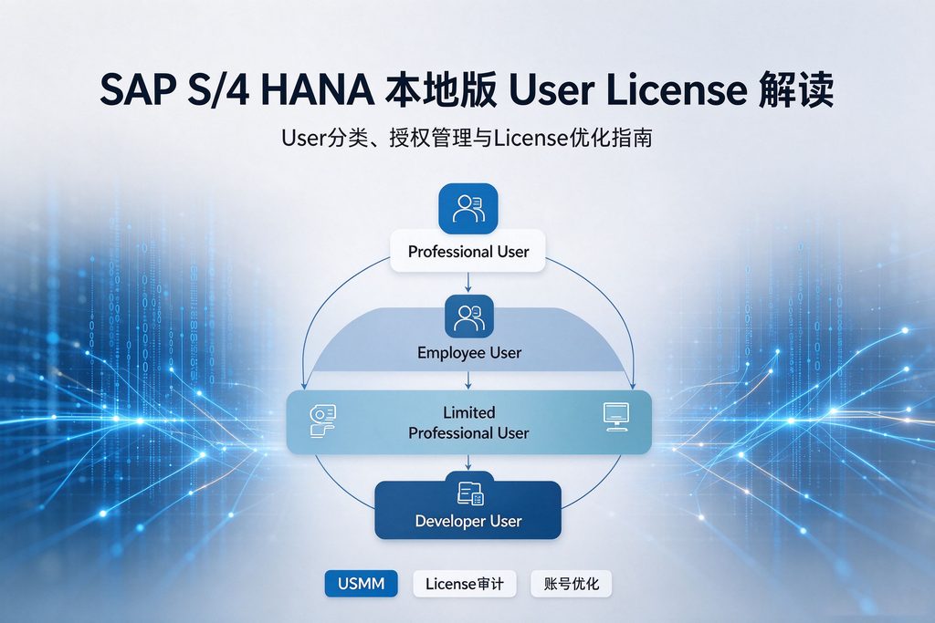 SAP S/4 HANA 本地版 User License 解读 图1