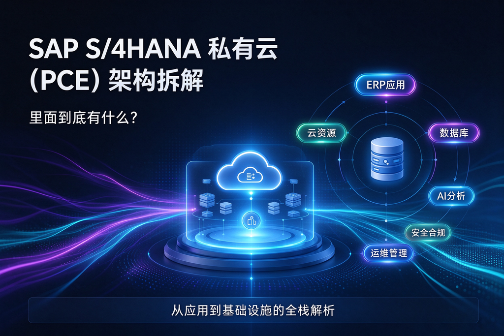 SAP S/4HANA 私有云 (PCE) 架构拆解:里面到底有什么? 图1