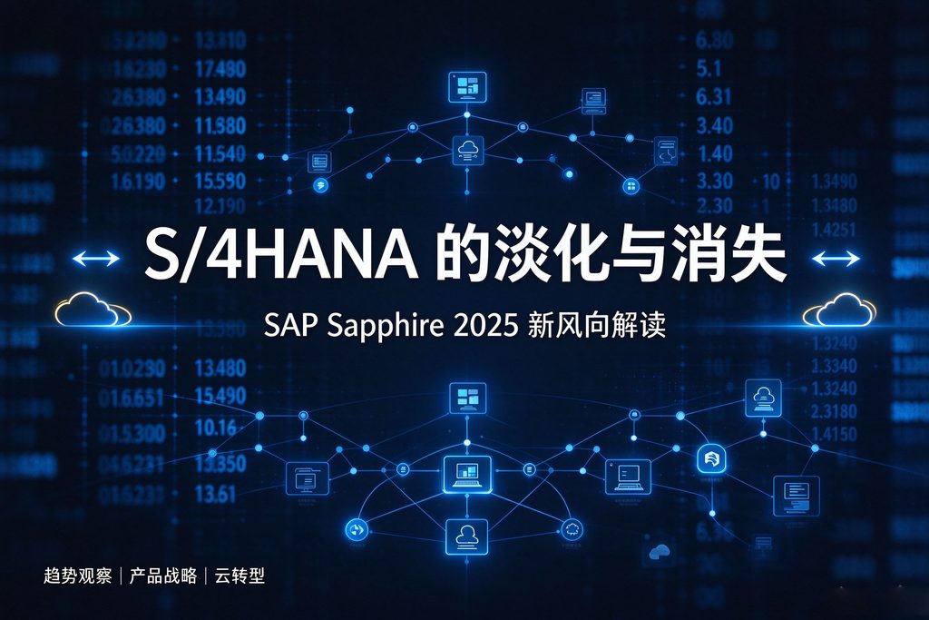 S/4HANA 的淡化与消失-SAP Sapphire 2025 新风向解读