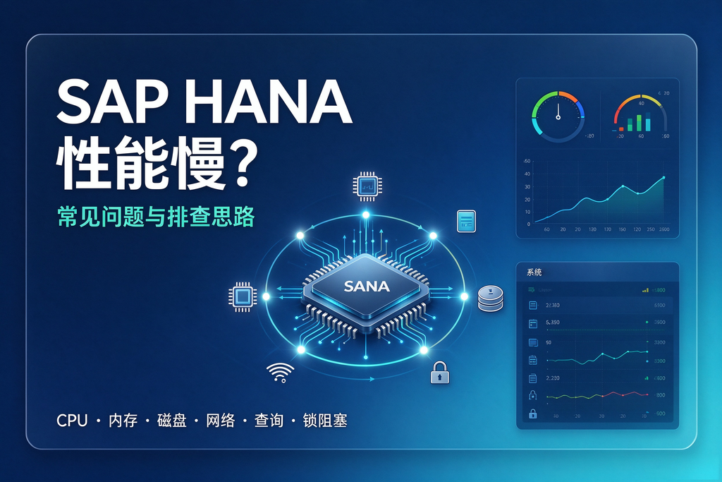 SAP HANA 性能慢?常见问题与排查思路 图1
