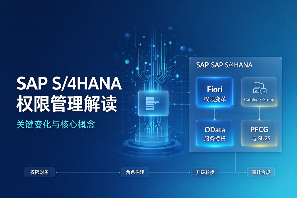 SAP S/4HANA 的权限管理解读-关键变化与核心概念 图1