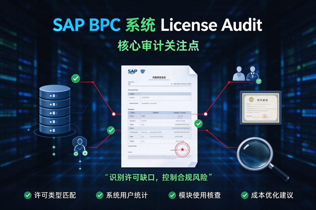 SAP BPC 系统 License Audit 审计关注点 图1