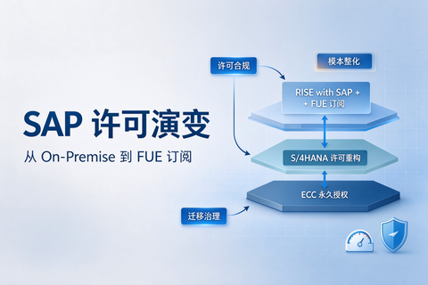 SAP 许可演变，从 On-Premise 到 FUE 订阅