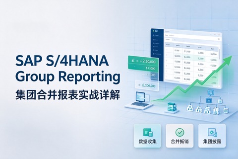 SAP S/4HANA集团合并报表(Group Reporting)实战详解