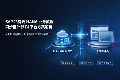 SAP 私有云 HANA 业务数据同步至外部 BI 平台方案解析