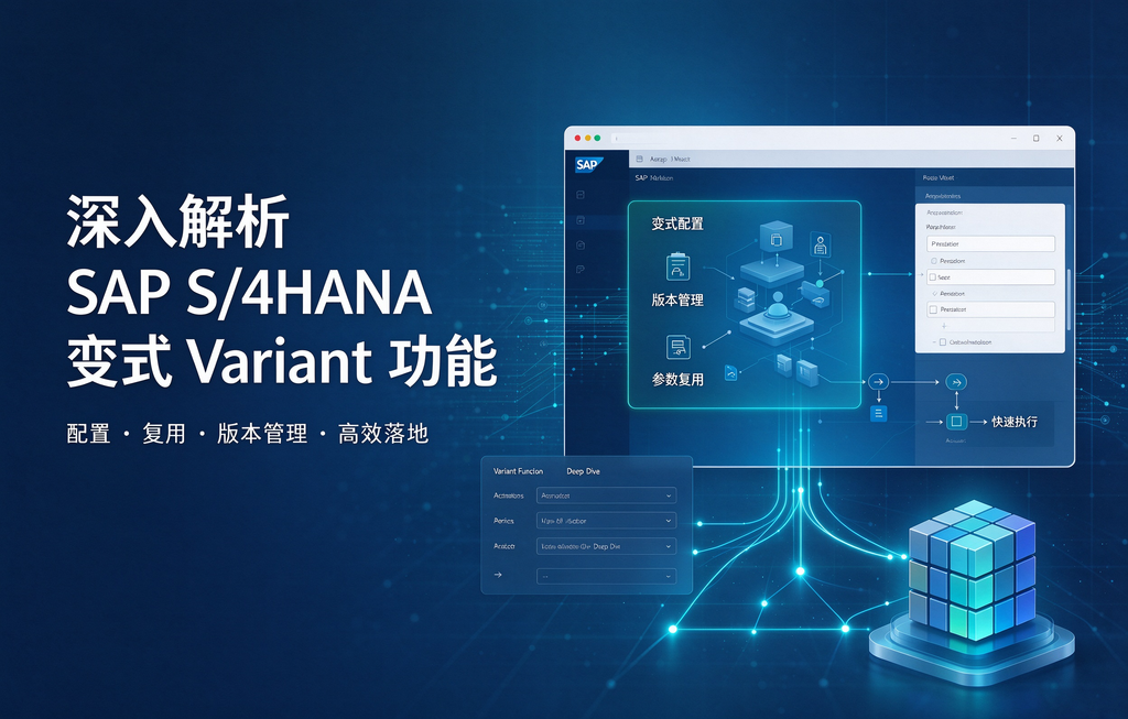 深入解析 SAP S/4HANA 变式 Variant功能 图1
