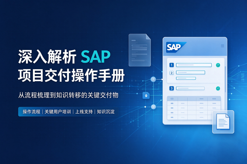 深入解析 SAP 项目交付操作手册 图1