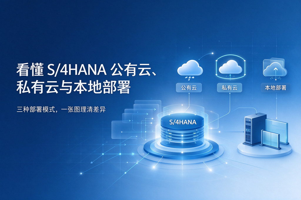 看懂 S/4HANA 公有云、私有云与本地部署 图1