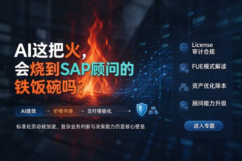 AI 这把火，会烧到 SAP 顾问的“铁饭碗”吗？