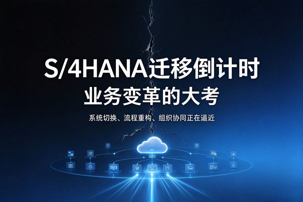S/4HANA迁移倒计时，业务变革的大考
