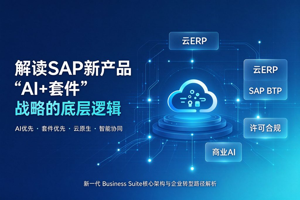 解读SAP新产品“AI+套件”战略的底层逻辑