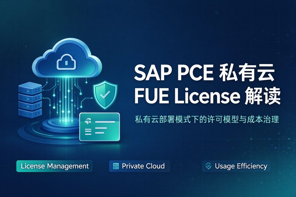 SAP PCE 私有云 FUE License 解读 图0