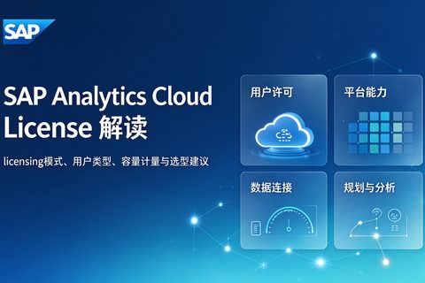 SAP Analytics Cloud产品License解读