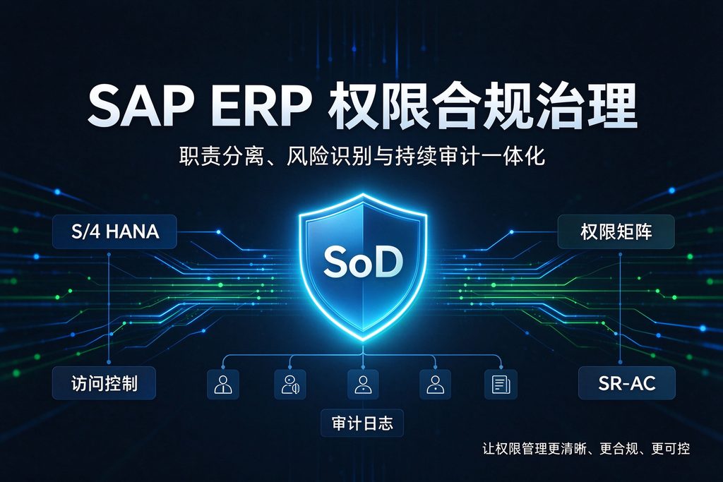 SAP ERP系统 SoD 职责分离运维管控 图1