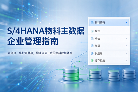 S/4HANA物料主数据企业管理指南