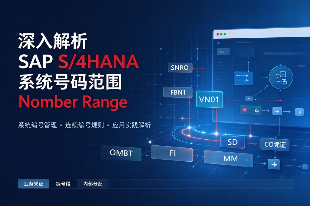 深入解析 SAP S/4HANA 系统号码范围 Number Range 图1