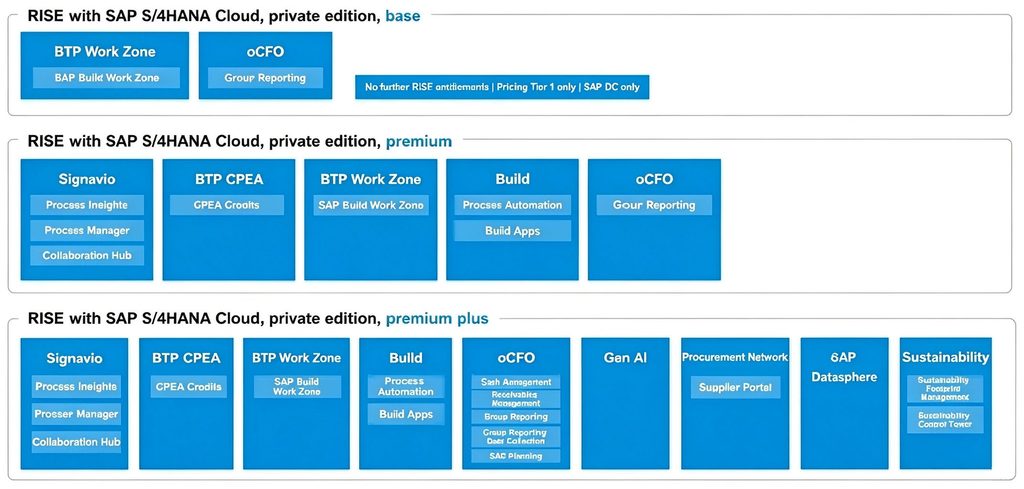 RISE with SAP 解读系列:产品包特性,及企业选择考量 图2