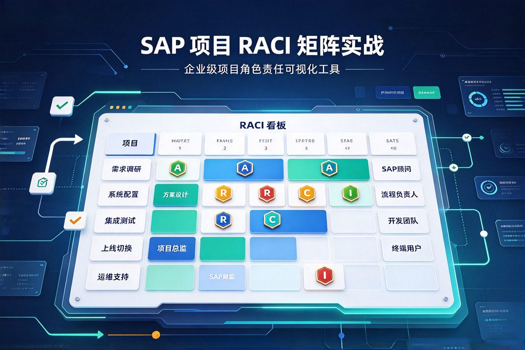 SAP 项目 RACI 矩阵实战 图1