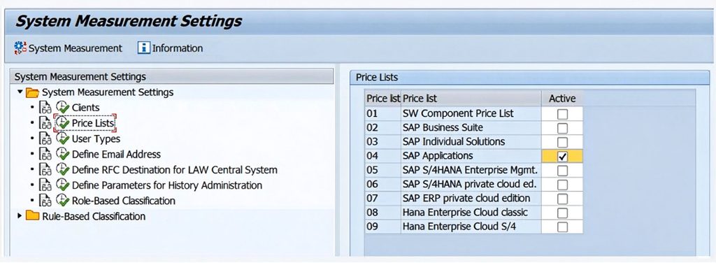 SAP S/4HANA OP版 User License解读 图4